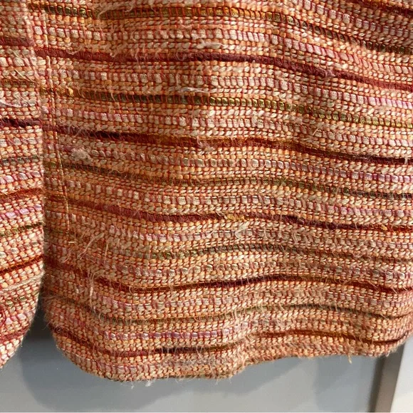 LAFAYETTE 148 Orange Tweed Blazer Size 14 - Picture 12 of 15